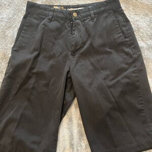 Men's Volcom Black Pinstripe Shorts